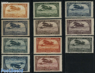 Airmail definitives 11v