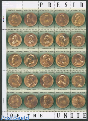 Presidents, coins 45v m/s