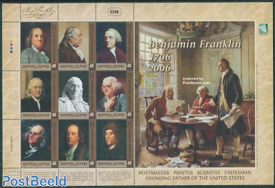Benjamin Franklin 9v m/s