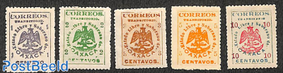 Coat of Arms, Oaxaca issue 5v