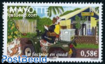 Postal delivery with Quad 1v