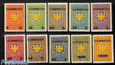 Welfare stamps 10v