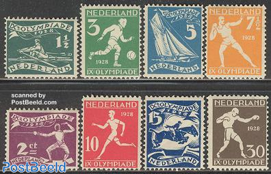 Olympic games Amsterdam 8v