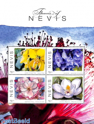 Flowers of Nevis 4v m/s