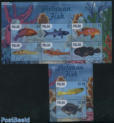 Palauan Fish 2 s/s