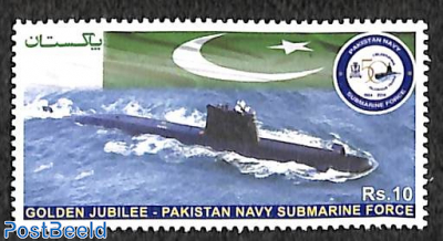 Golden jubilee Navy Submarine 1v