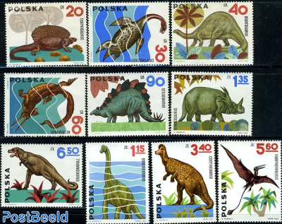 Prehistoric animals 10v