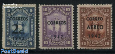 Telegraph stamps 3v