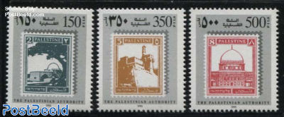 Old palestine stamps 3v