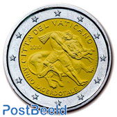 2 Euro, Vatican, Year of the priest (in blister)