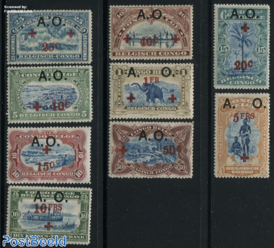 A.O. Overprints 9v