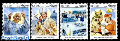Pope John Paul II 4v