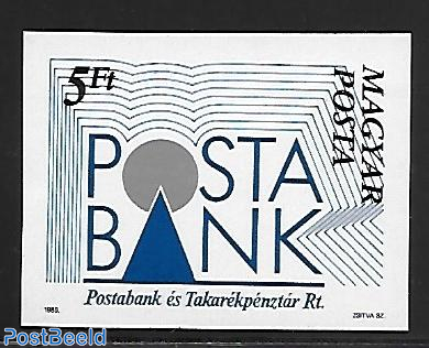 Postbank 1v imperforated