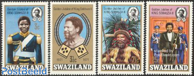 King Sobhuza II 4v