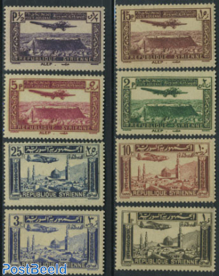Airmail definitives 8v