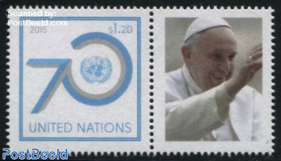 Pope Francis Visits UN 1v+tab