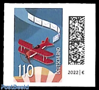 Definitive 1v s-a, Airmail