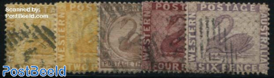 Swan Definitives WM CA-Crown 5v