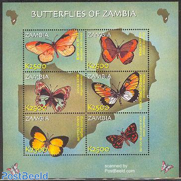 Butterflies 6v m/s /False Monarch